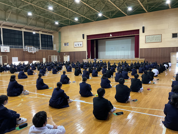 情報モラル講演会の様子